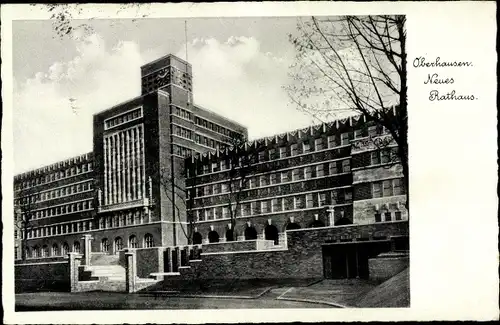 Ak Oberhausen im Ruhrgebiet, Neues Rathaus