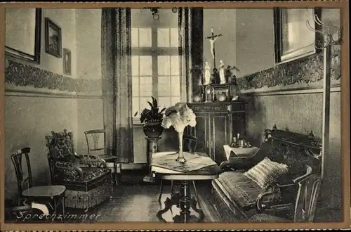 Ak Dortmund im Ruhrgebiet, Sanatorium der Franziskanerinnen, Sprechzimmer