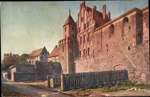 Ak Toruń Thorn Westpreußen, Altes Schloss