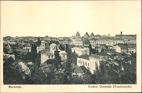 Ak București Bukarest Rumänien, Vedere Generala, Gesamtansicht