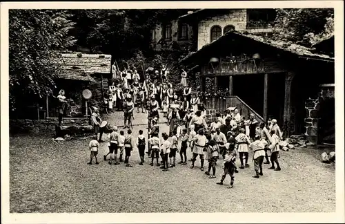 Ak Matten bei Interlaken Kt. Bern Schweiz, Tell-Freilichtspiele