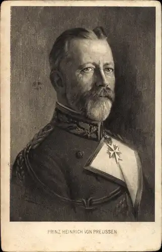 Ak Porträt Prinz Heinrich von Preußen