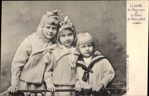 Ak Prinzessin Stephanie, Marie Antoinette, Prinz Albrecht von Hohenzollern