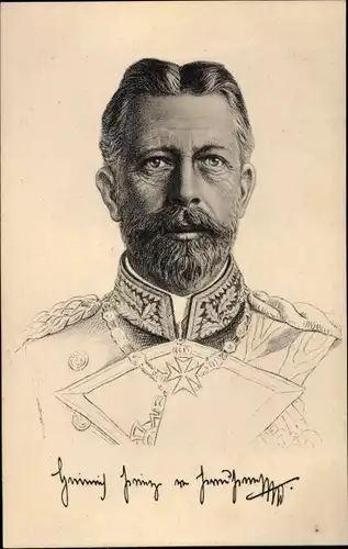 Künstler Ak Prinz Heinrich von Preußen, Porträt