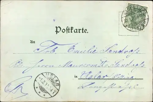 Mondschein Litho Frœschwiller Fröschweiler Elsass Bas Rhin, Der Kronprinz Wilhelm, 6. August 1870