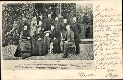 Ak Lensahn in Holstein, Königin Wilhelmina der Niederlande, Adel Mecklenburg
