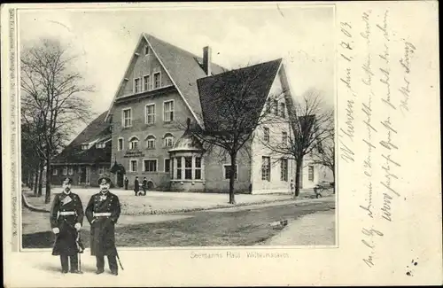 Ak Wilhelmshaven in Niedersachsen, Seemanns Haus, Kaiser Wilhelm II, Prinz Heinrich