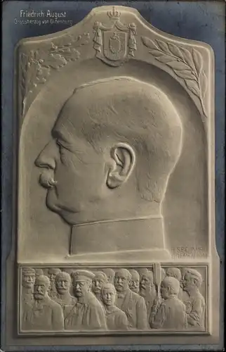 Ak Friedrich August, Großherzog von Oldenburg, Relief