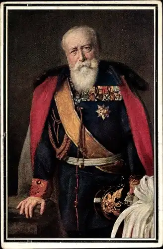 Künstler Ak Propheter, Otto, Großherzog Friedrich von Baden, Portrait, Uniform, Orden