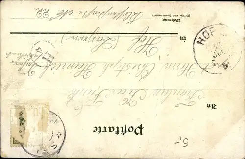 Passepartout Litho Kaiser Wilhelm II., Kaiserin, Portrait