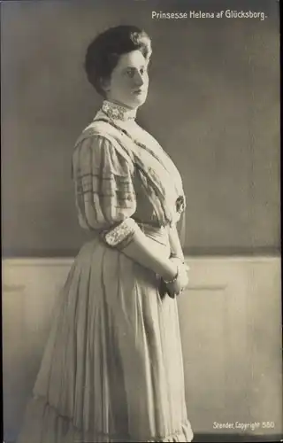 Ak Prinzessin Helena zu Schleswig Holstein Sonderburg Glücksburg, Prinsesse Helena af Glücksborg
