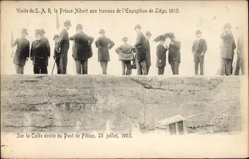 Ak Liège Lüttich Wallonien, Prinzenbesuch zur Exposition Universelle et Internationale 1905