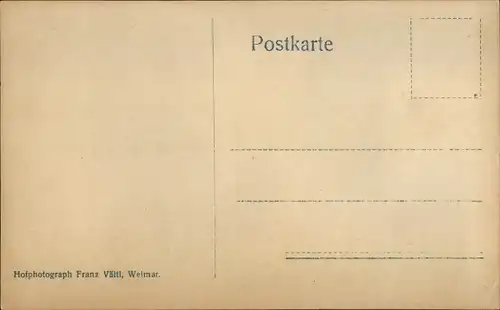 Ak Großherzog und Großherzogin von Sachsen Weimar Eisenach, Prinzessin Sophie, Bernhard Friedrich