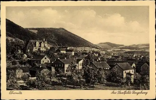 Ak Obernitz Saalfeld an der Saale Thüringen, Total, aus Saalfelds Umgebung