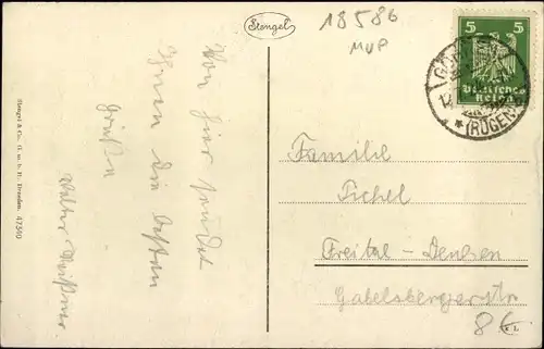 Ak Göhren auf Rügen, Blick vom Nordpeerd