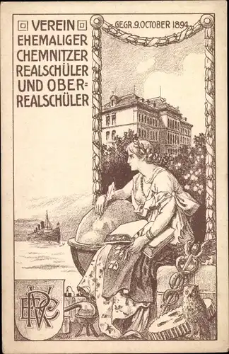 Studentika Ak Chemnitz, Verein ehemaliger Chemnitzer Realschüler und Oberrealschüler gegr. 1894