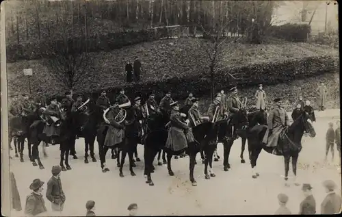 Foto Ak Ulm an der Donau, Garnisonsmusik 1918-1919