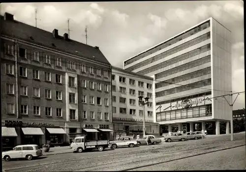 Ak Plauen im Vogtland, Blick in die Bahnhofstraße, Elektro Technik, Radio, Television