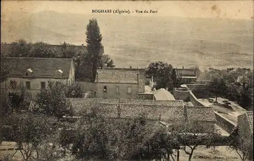 Ak Boghari Algerien, Vue du Fort