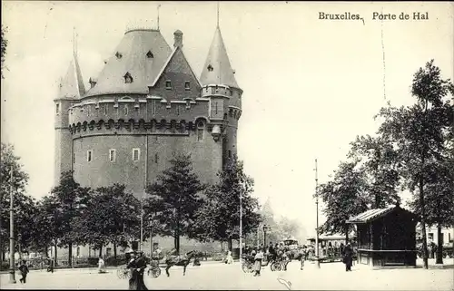 Ak Bruxelles Brüssel Belgien, Porte de Hal