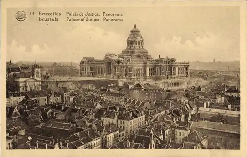 Ak Bruxelles Brüssel Belgien, Palais de Justice, Panorama