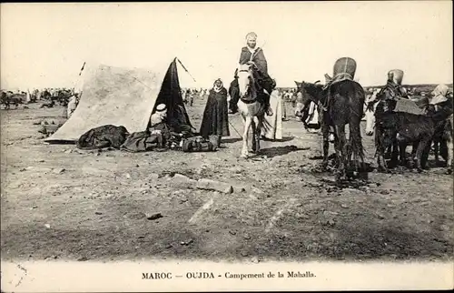 Ak Oudjda Oujda Marokko, Campement de la Mahalla