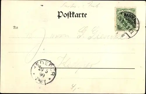 Ak Magdeburg an der Elbe, Luisengarten