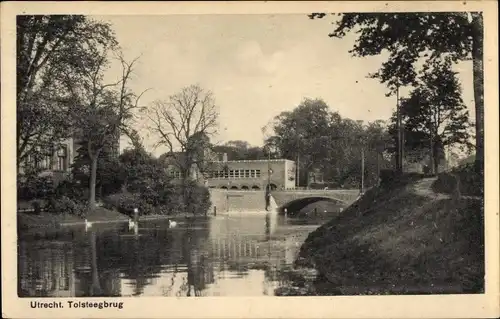 Ak Utrecht Niederlande, Tolsteegbrug