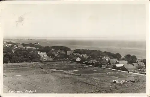 Ak Vlieland Friesland Niederlande, Panorama