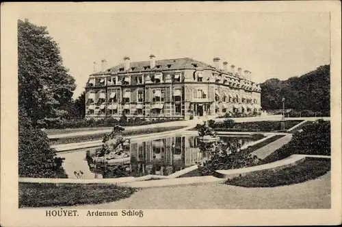 Ak Houyet Chateau d'Ardenne Wallonien Namur, Ardennen Schloss