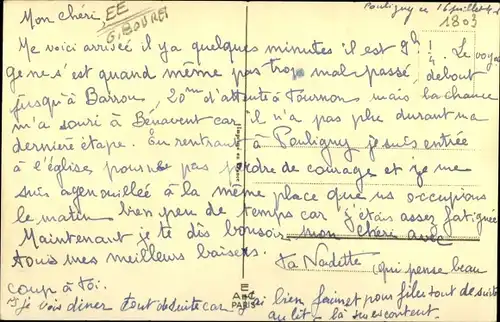 Künstler Ak Bouret, Germaine, Le marchand de fromages