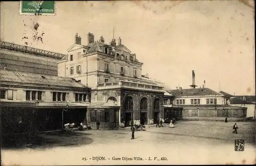 Ak Dijon Côte d'Or, la Gare Dijon-Ville