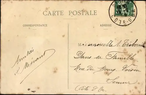 Ak Dijon Côte d'Or, la Gare Dijon-Ville