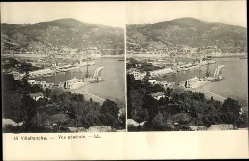 Stereo Ak Villefranche Yonne, Vue generale