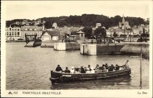 Ak Trouville Deauville Calvados, Le Bac