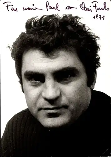 Foto Schauspieler Ossi Fuchs, Portrait, Autogramm