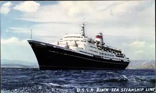 Ak MS Taras Shehsenko, Taras Schewtschenko, USSR Black Sea Steamship Line