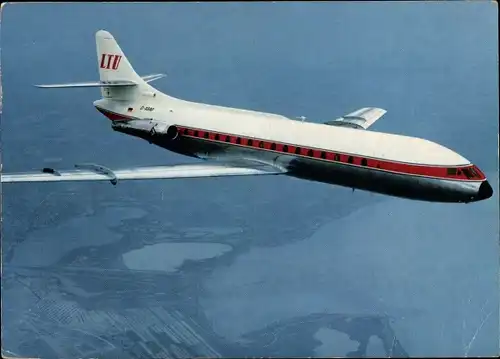 Ak Caravelle SE 210 10 R, Passagierflugzeug der LTU, D ABAP