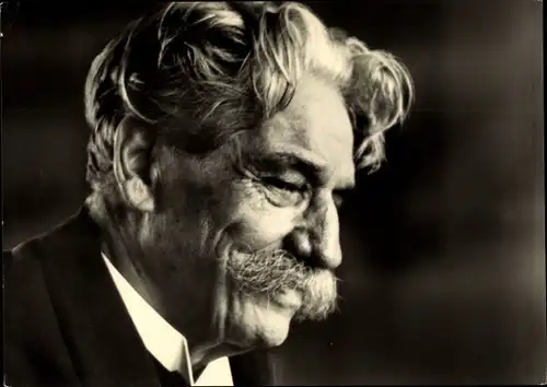 Ak Albert Schweitzer, Arzt, Theologe, Philosoph, Pazifist, Portrait