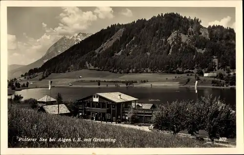 Ak Aigen Oberösterreich, Putterer See mit Grimming