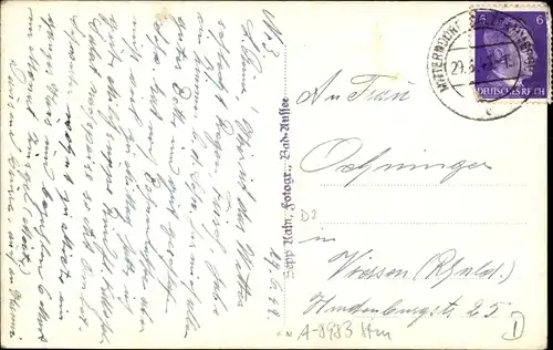 Ak Bad Mitterndorf Steiermark, Kirche im Winter