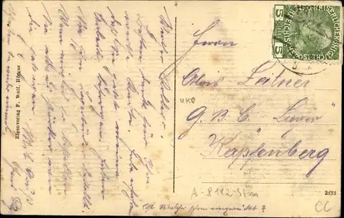 Ak Gratwein Straßengel Steiermark, Heilstätte II. Enzenbach