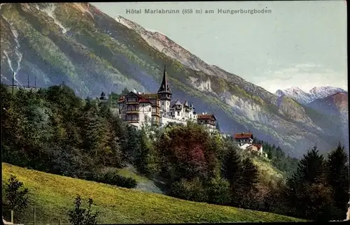 Ak Tirol, Hotel Mariabrunn am Hungerburgboden