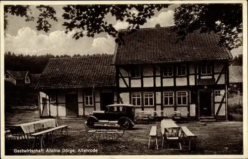 Ak Altenrode Schladen Werla am Harz, Gastwirtschaft Alwine Dörge