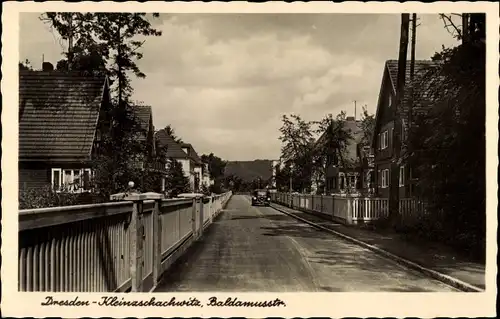 Ak Dresden Kleinzschachwitz, Baldamusstraße