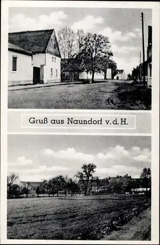 Ak Naundorf vor der Haide in Anhalt, Ortsansichten