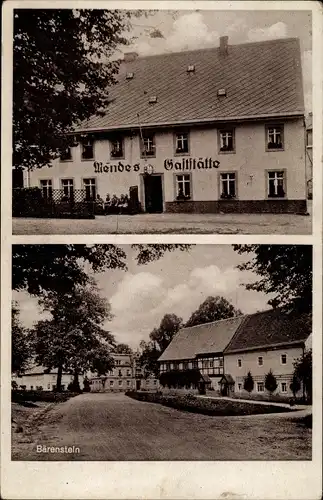 Ak Bärenstein im Erzgebirge, Mendes Gaststätte