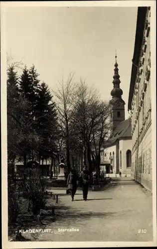 Ak Klagenfurt am Wörthersee Kärnten, Sternallee