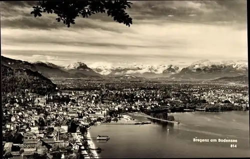 Ak Bregenz am Bodensee Vorarlberg, Panorama