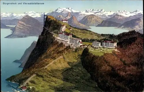 Ak Bürgenstock Kanton Nidwalden, Vierwaldstättersee